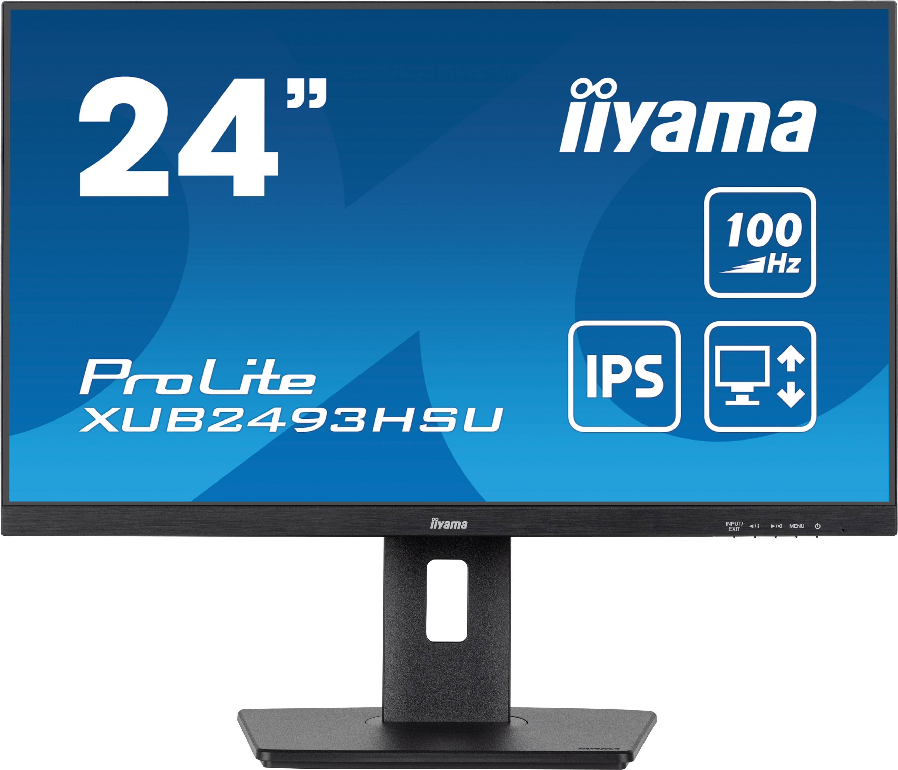 Iiyama ProLite XUB2493HSU-B7 - 60,5 cm (23,8") IPS-Panel, Höhenverstellung