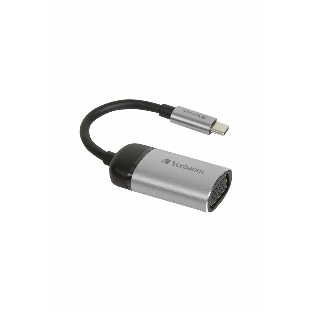 VERBATIM USB-C™ zu VGA ADAPTER - USB 3.1 GEN 1/ VGA 10cm Kabel
