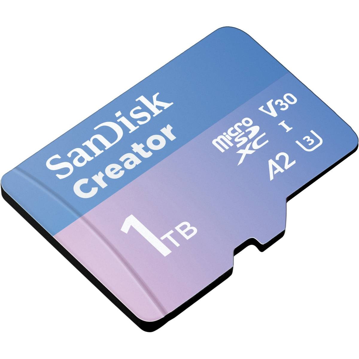 SanDisk Creator MicroSD-Speicherkarte 1TB Hohe Übertragungsgeschwindigkeiten von bis zu 190 MB/s