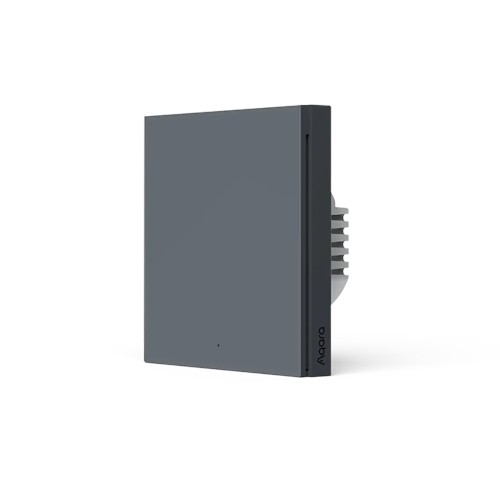 Aqara Smart Wall Switch H1(No Neutral, Single Rocker) grau - (HomeKit)