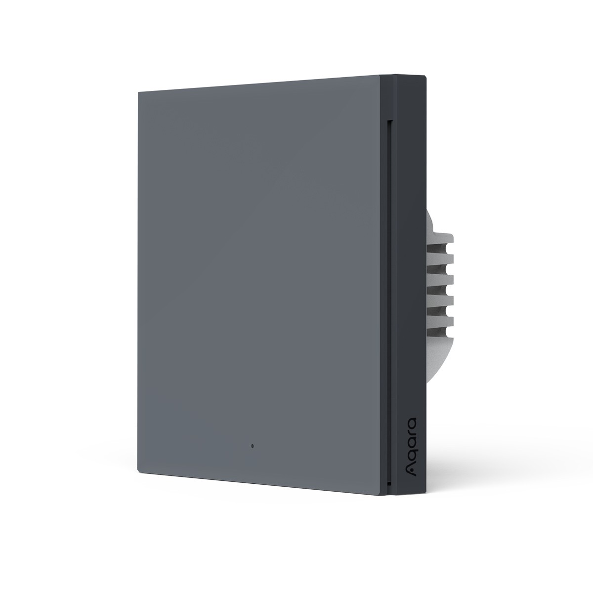 Aqara Smart Wall Switch H1(With Neutral, Single Rocker) grau - (HomeKit)