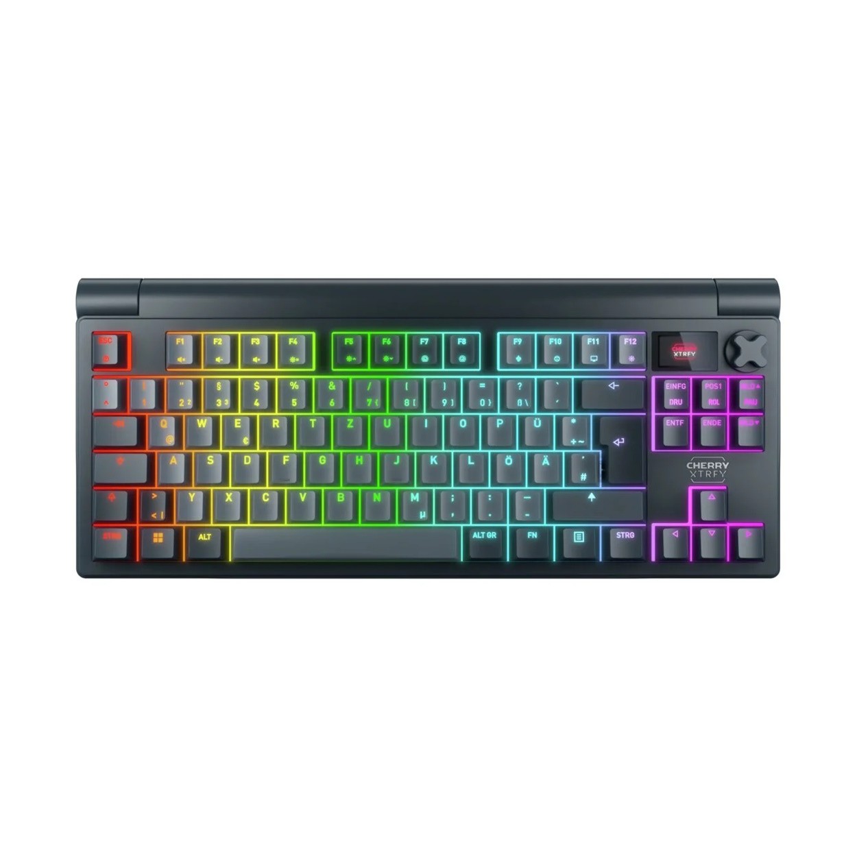 CHERRY XTRFY MX 8.3 TKL WIRELESS, Gaming Tastatur, DE-Layout Drei Verbindungsmodi: 2,4 GHz Funk, Bluetooth® und kabelgebunden, R