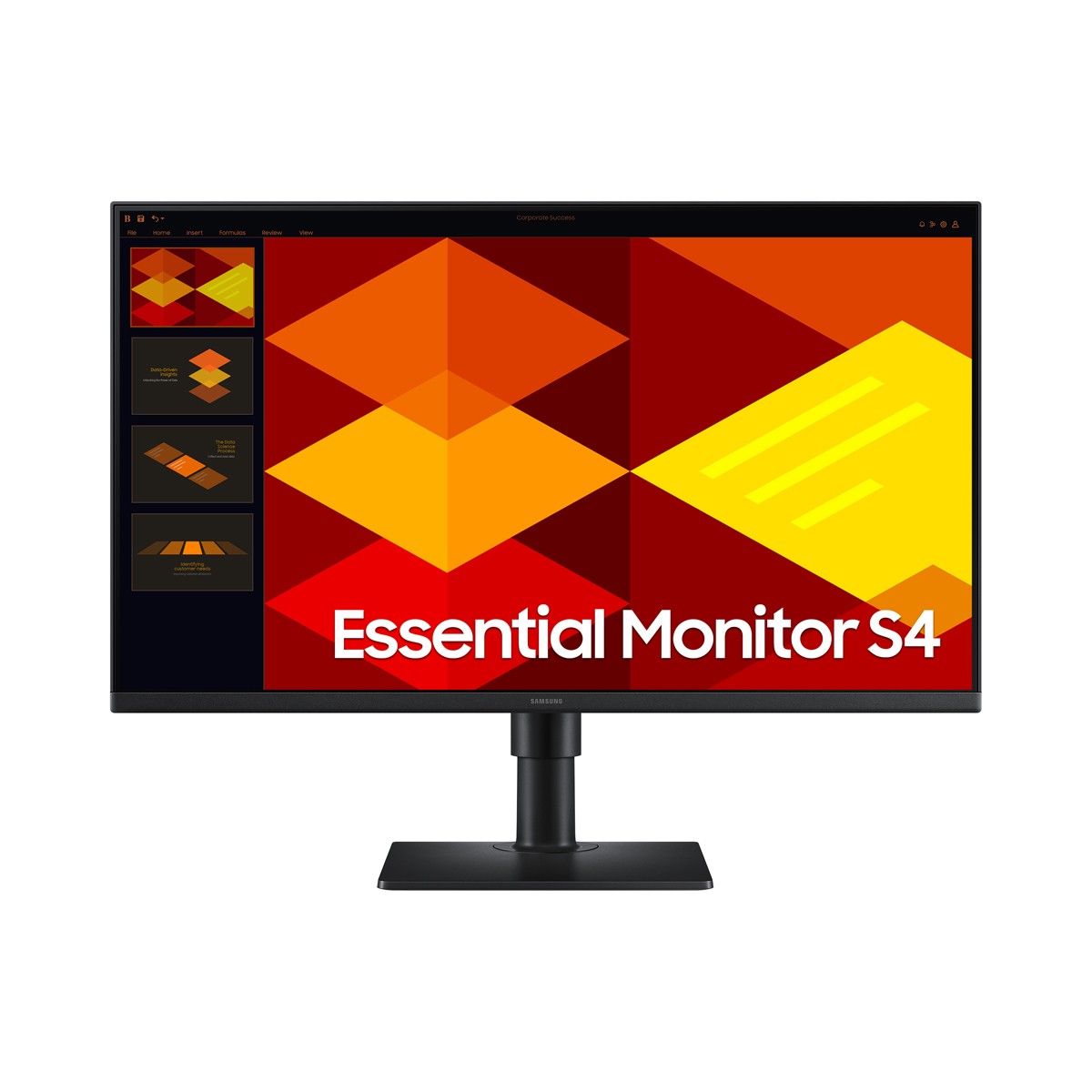 Samsung S24D406GAU Office Monitor - FHD, 100Hz, Höhenverstellung