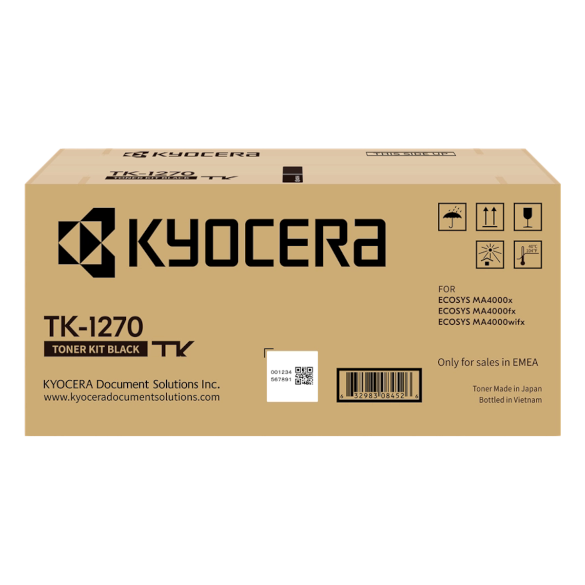 Kyocera Toner TK-1270 schwarz, 10000 Seiten