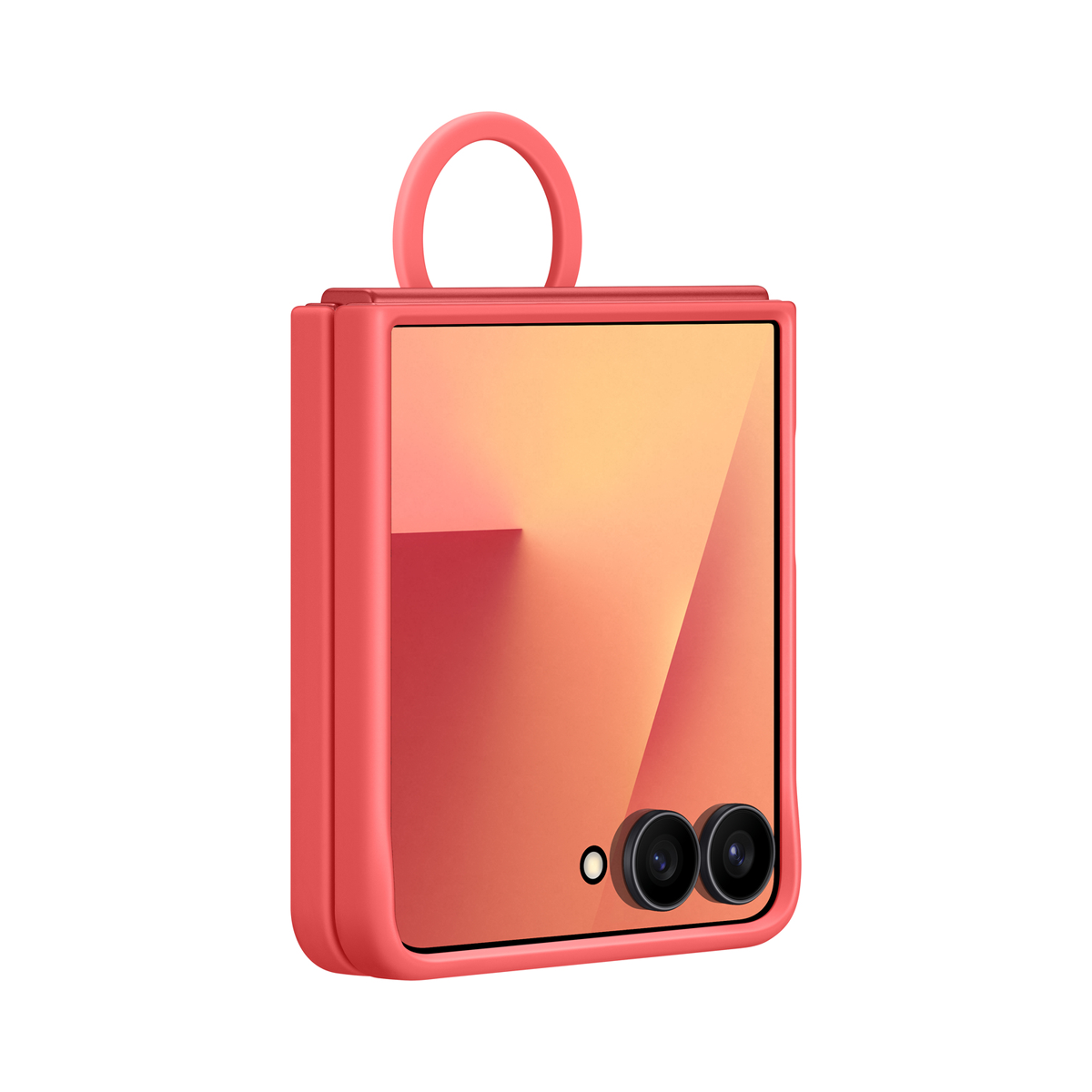 Samsung Ring Case (Silicone) für Galaxy Flip7 Red