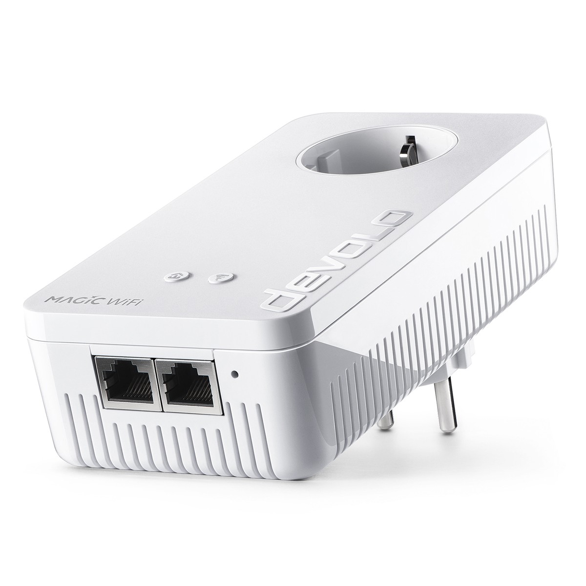 devolo Magic 2 WiFi 6 next Powerline Adapter Powerline bis zu 2.400 Mbit/s, WiFi 6 bis zu 3.000 Mbit/s, 2x Gigabit LAN