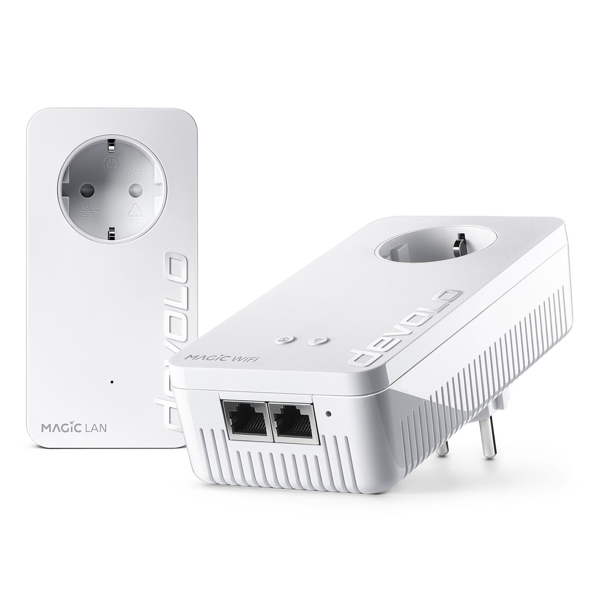 devolo Magic 2 WiFi 6 next Powerline Starter Kit 1x devolo Magic 2 WiFi 6 next Adapter, 1x devolo Magic 2 LAN Adapter