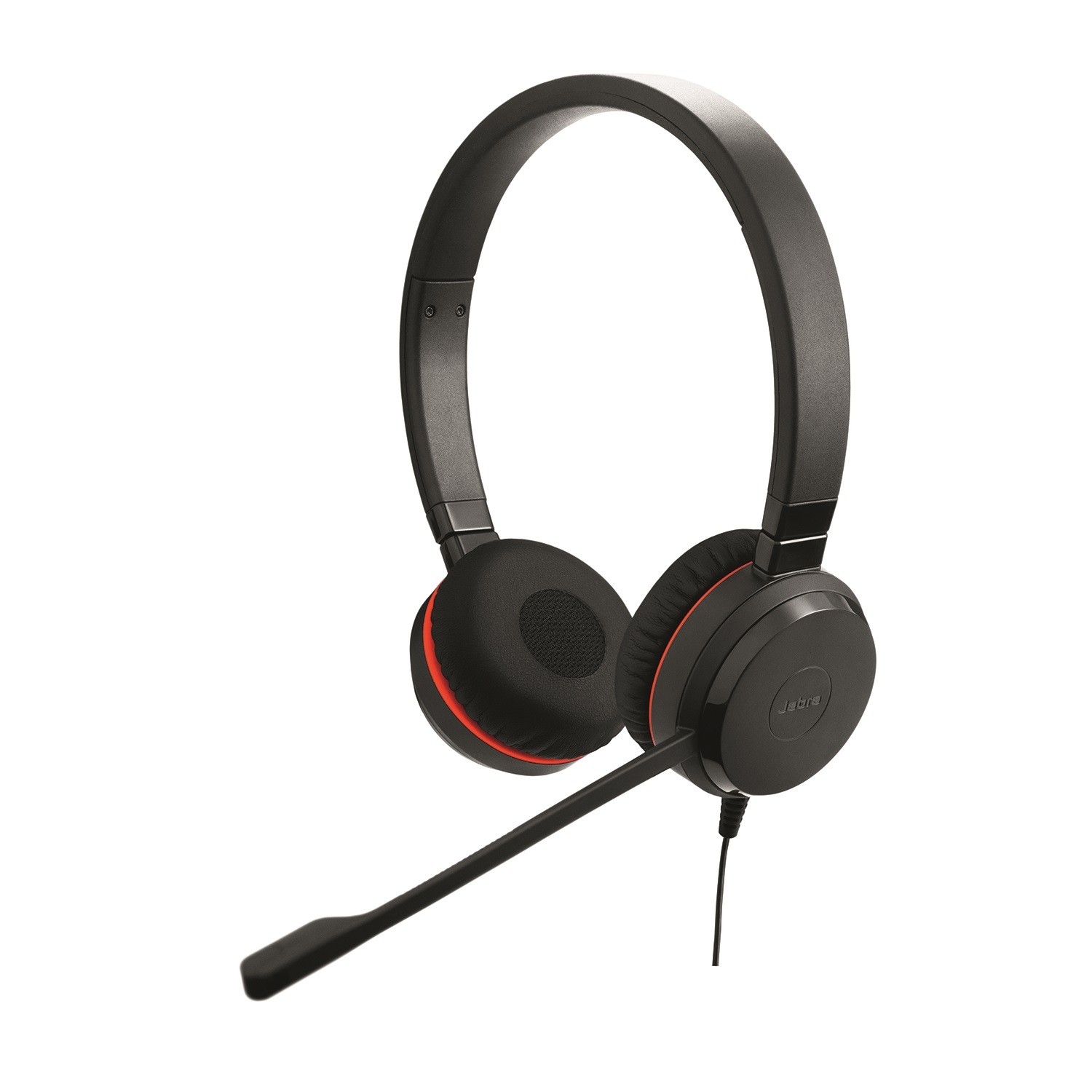 Jabra Evolve 20 SE Headset, Stereo, Kabelgebunden USB-A und -C-Anschluss, UC-Optimiert, Kunstlederohrpolster