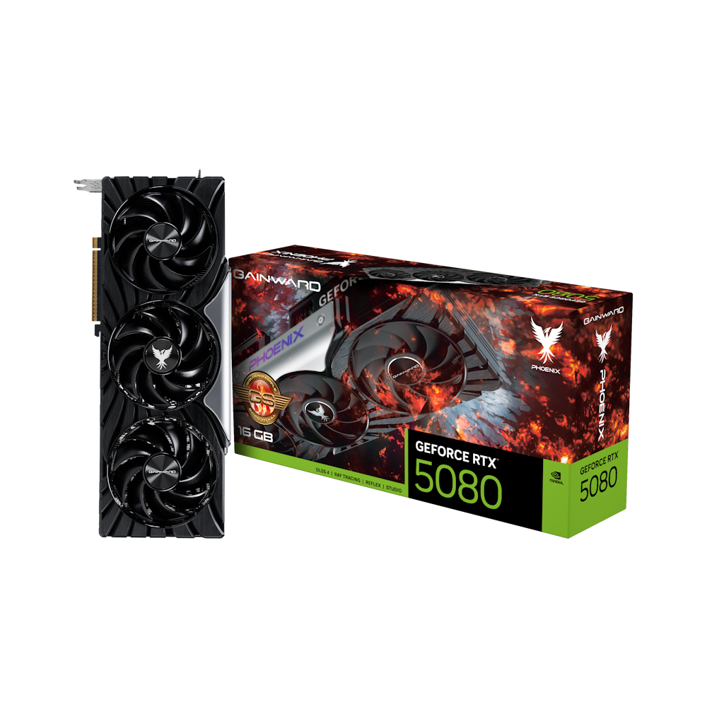 Gainward GeForce RTX 5080 Phoenix GS - 16GB GDDR7, HDMI, 3x DP