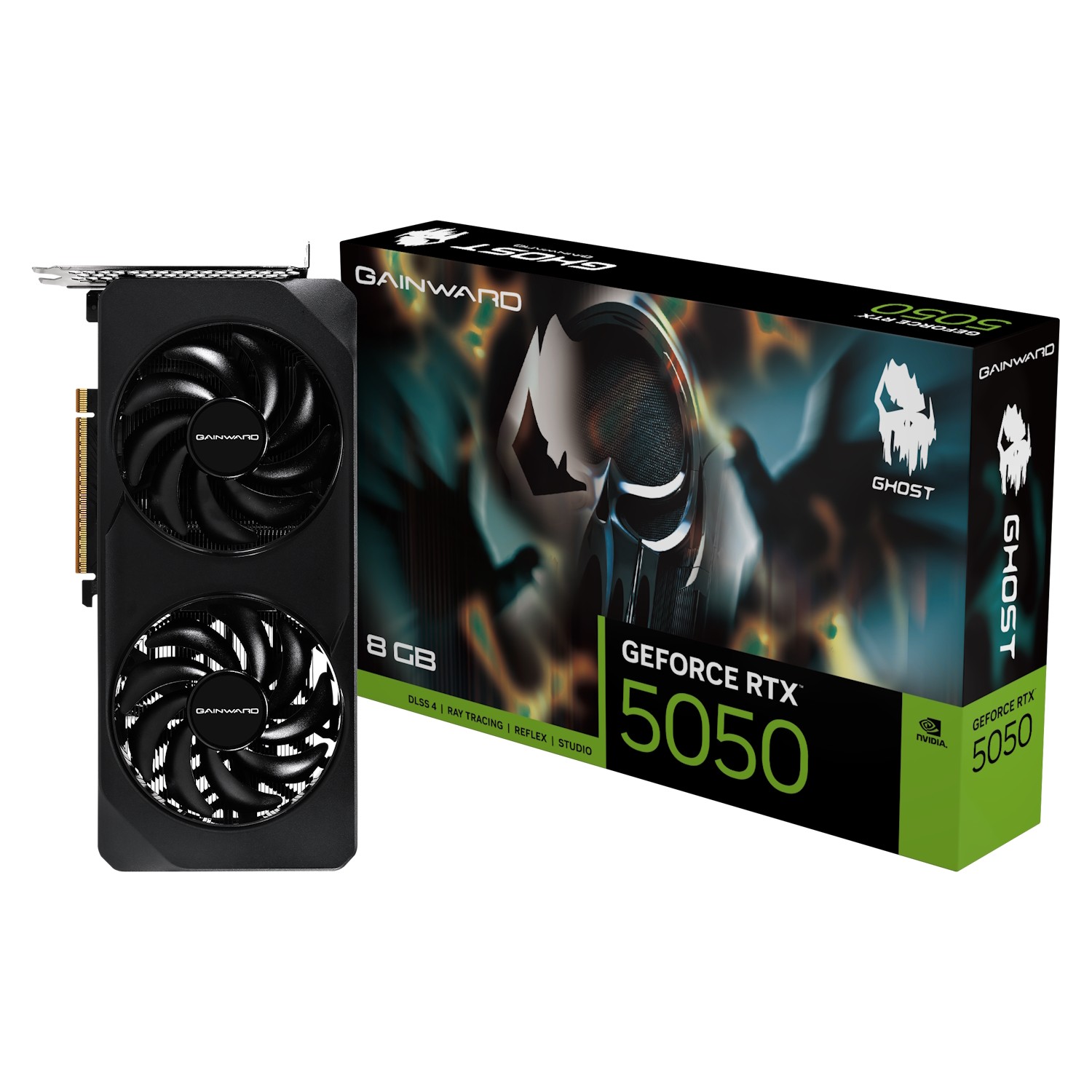 Gainward GeForce RTX 5050 Ghost - 8GB GDDR6, HDMI, 3x DP