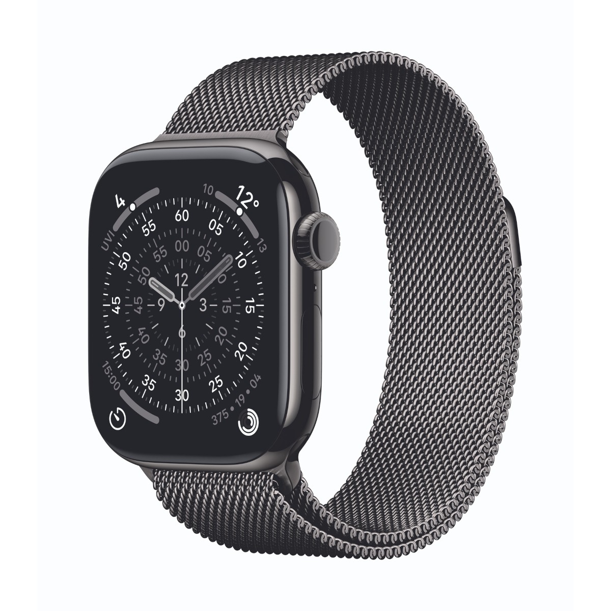 Apple Watch Series 11 Cellular 42mm Schiefer Titan Gehäuse mit Schiefer Milanaise Armband