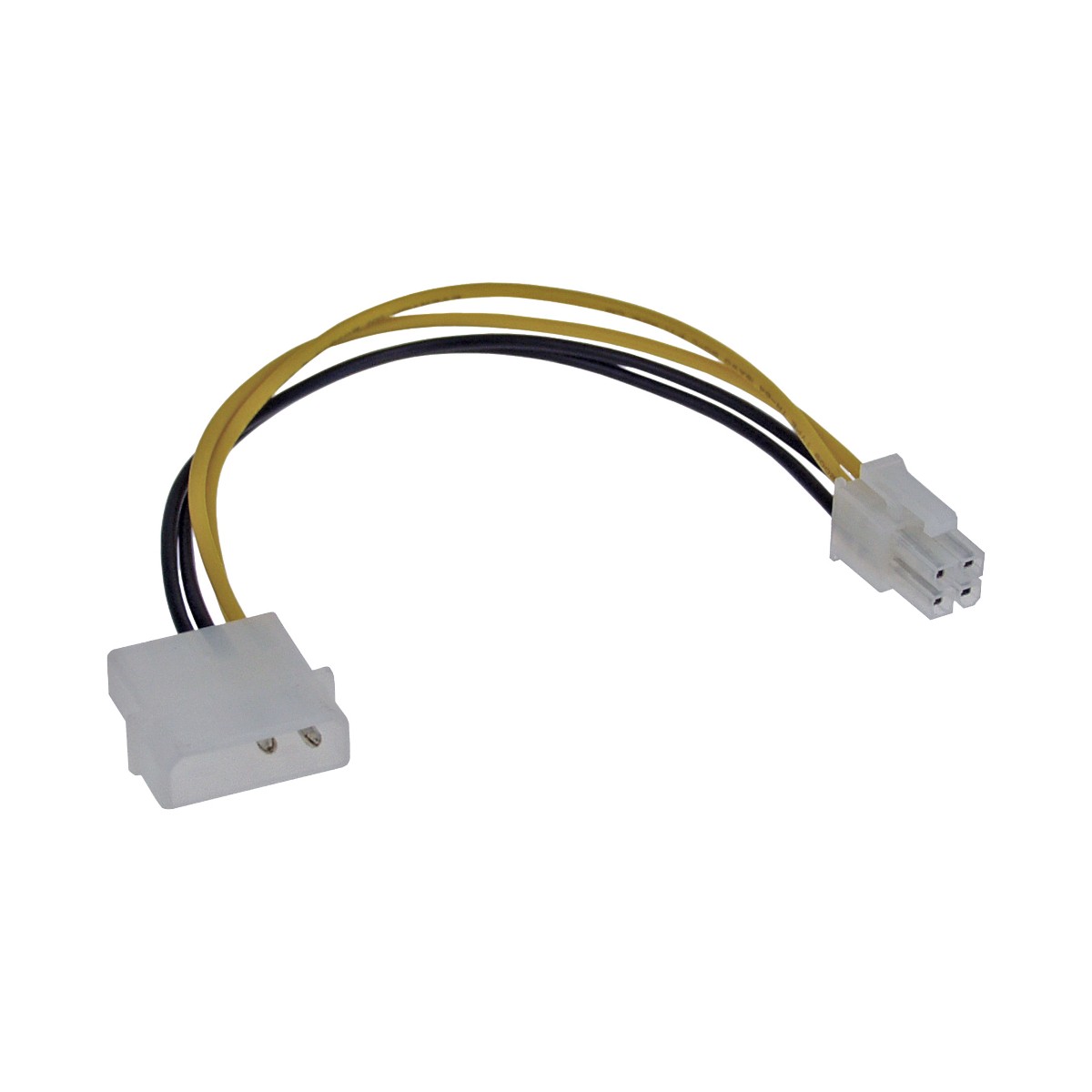 InLine® Stromadapter intern, 4pol Netzteil zu 4pol Mainboard 20cm