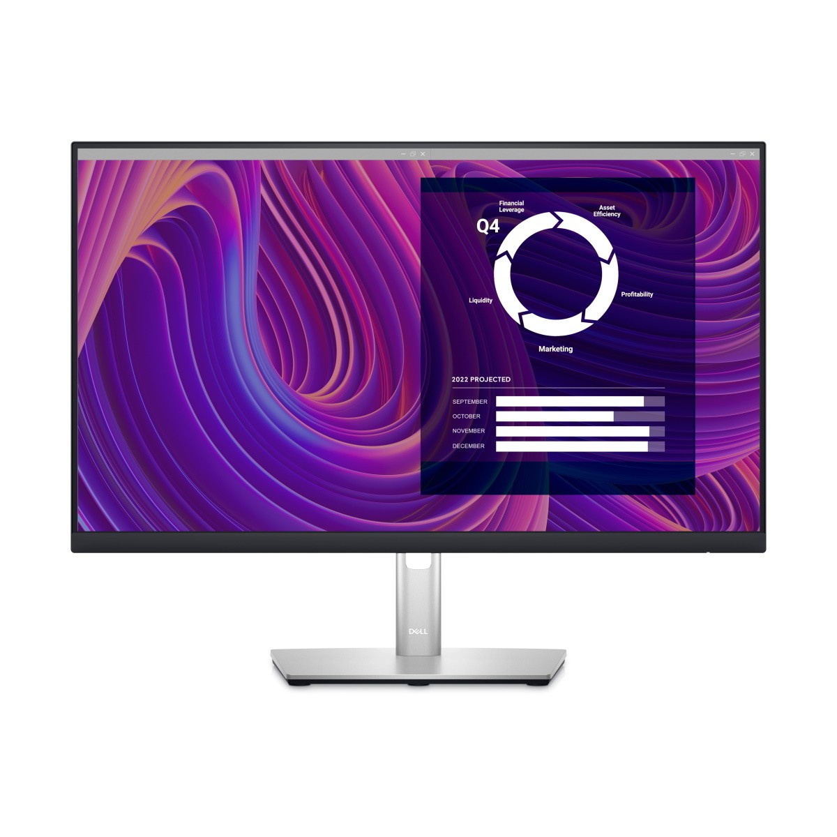 Dell P2723D Office Monitor - IPS, QHD, Höhenverstellung