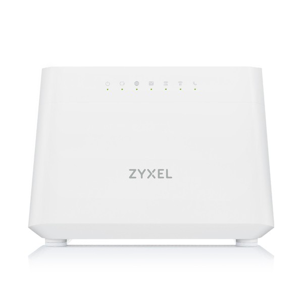 Zyxel DX3301-T0-DE01V1F DSL WiFi 6 Modem Router AX1800 Dual-Band, VDSL2 bis zu 100 Mbit/s, 4x GbE LAN
