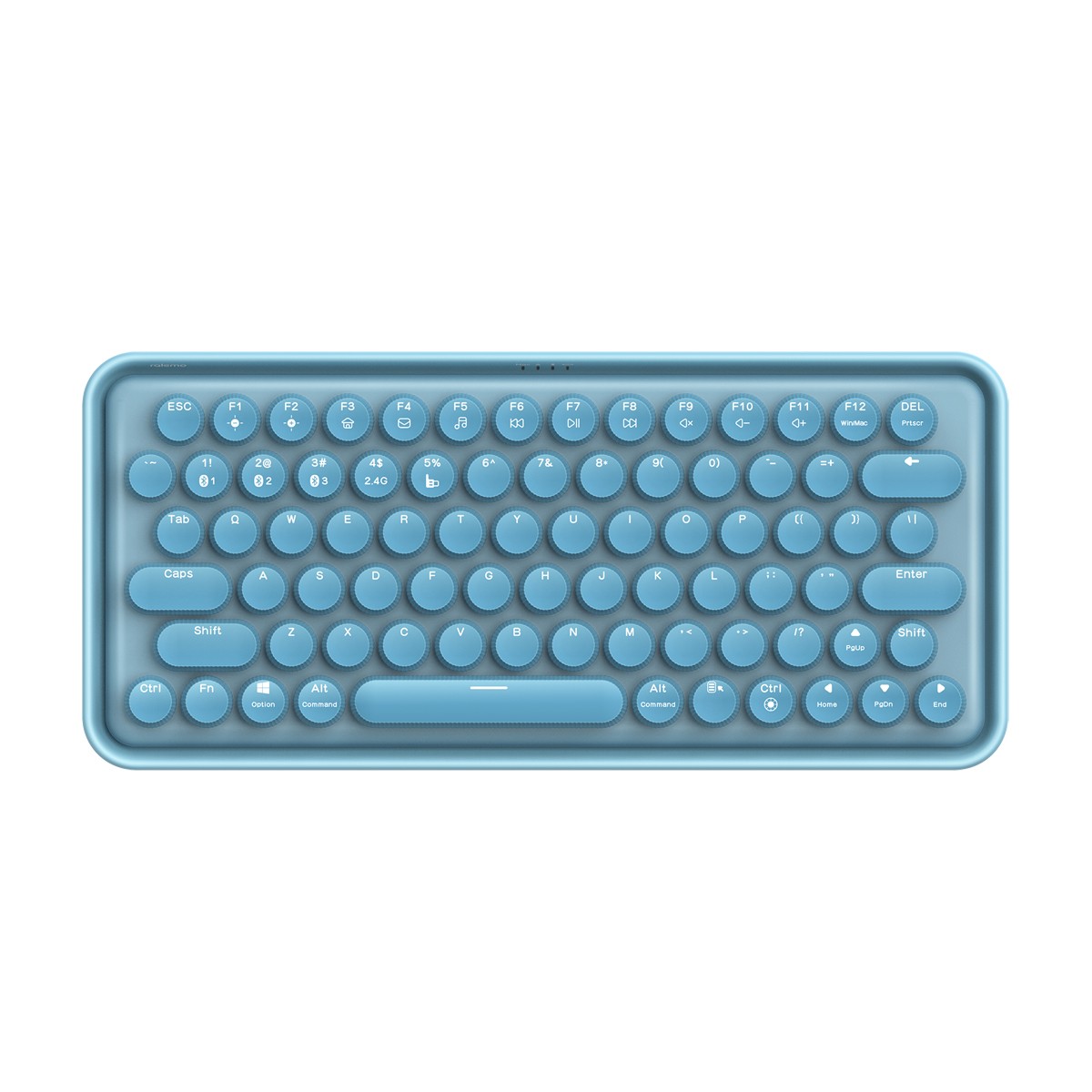 Rapoo Mechanische Multimodus Tastatur "Ralemo Pre 5", blau Drahtlose Multimodus-Verbindung - QWERTZ (deutsches)-Layout