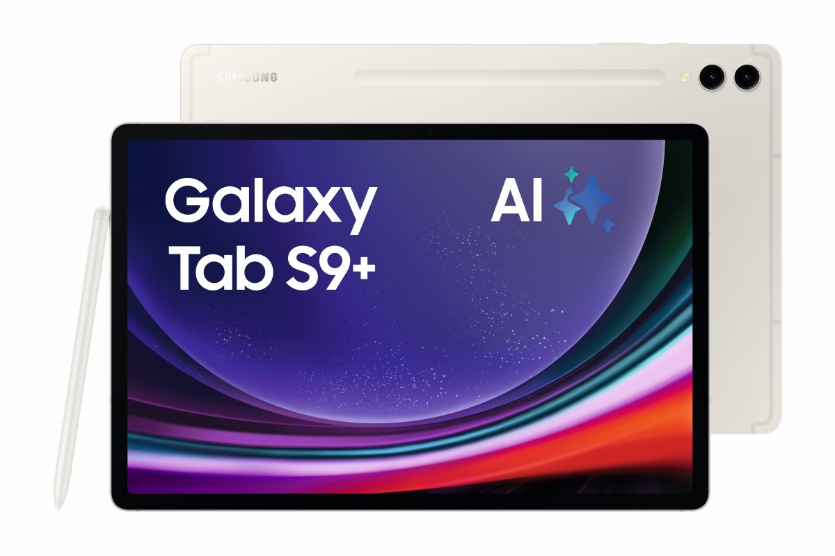 Samsung X810N Galaxy Tab S9+ Wi-Fi 512 GB (Beige) 12,4" WQXGA+ Display / Octa-Cora / 12GB RAM / 512GB Speicher / Android 13.0