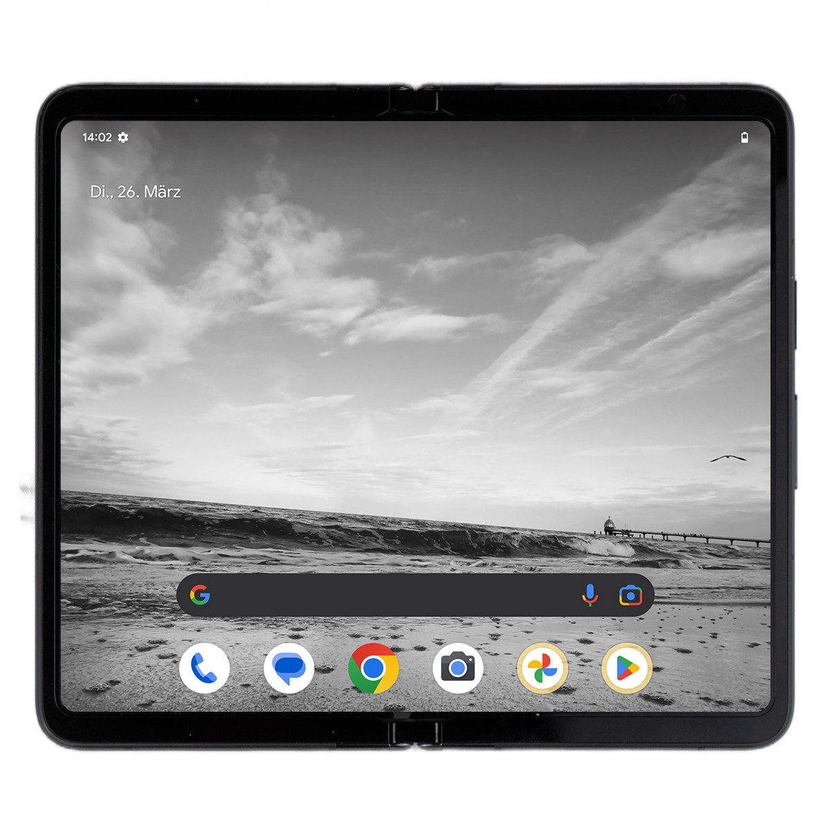 Google Pixel Fold 256GB Obsidian 19,3cm (7,6") OLED Display, Android 13, Triple-Kamera, Faltbar