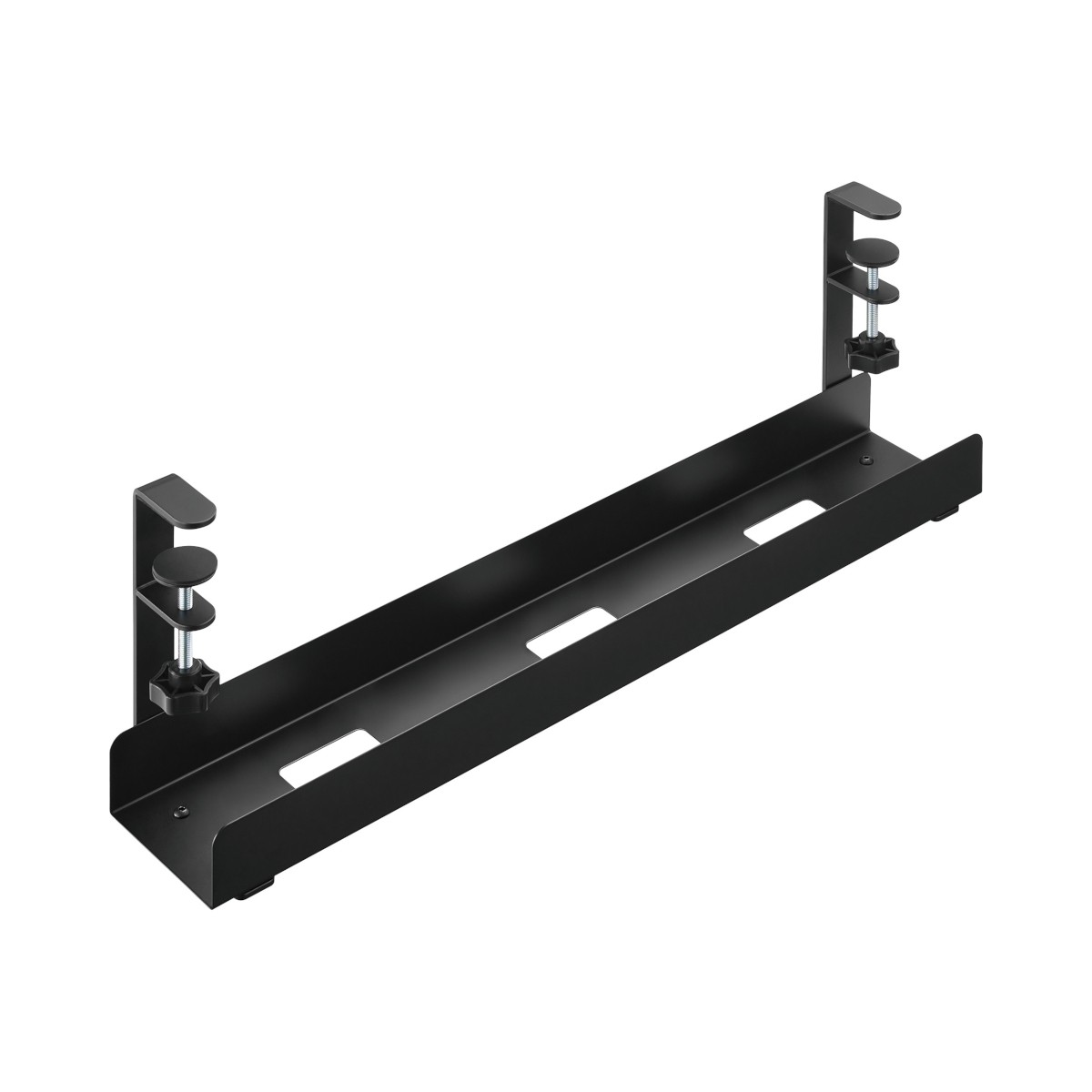 InLine® Kabelführungsschiene, für Untertisch-Montage mit Schraubklemmen