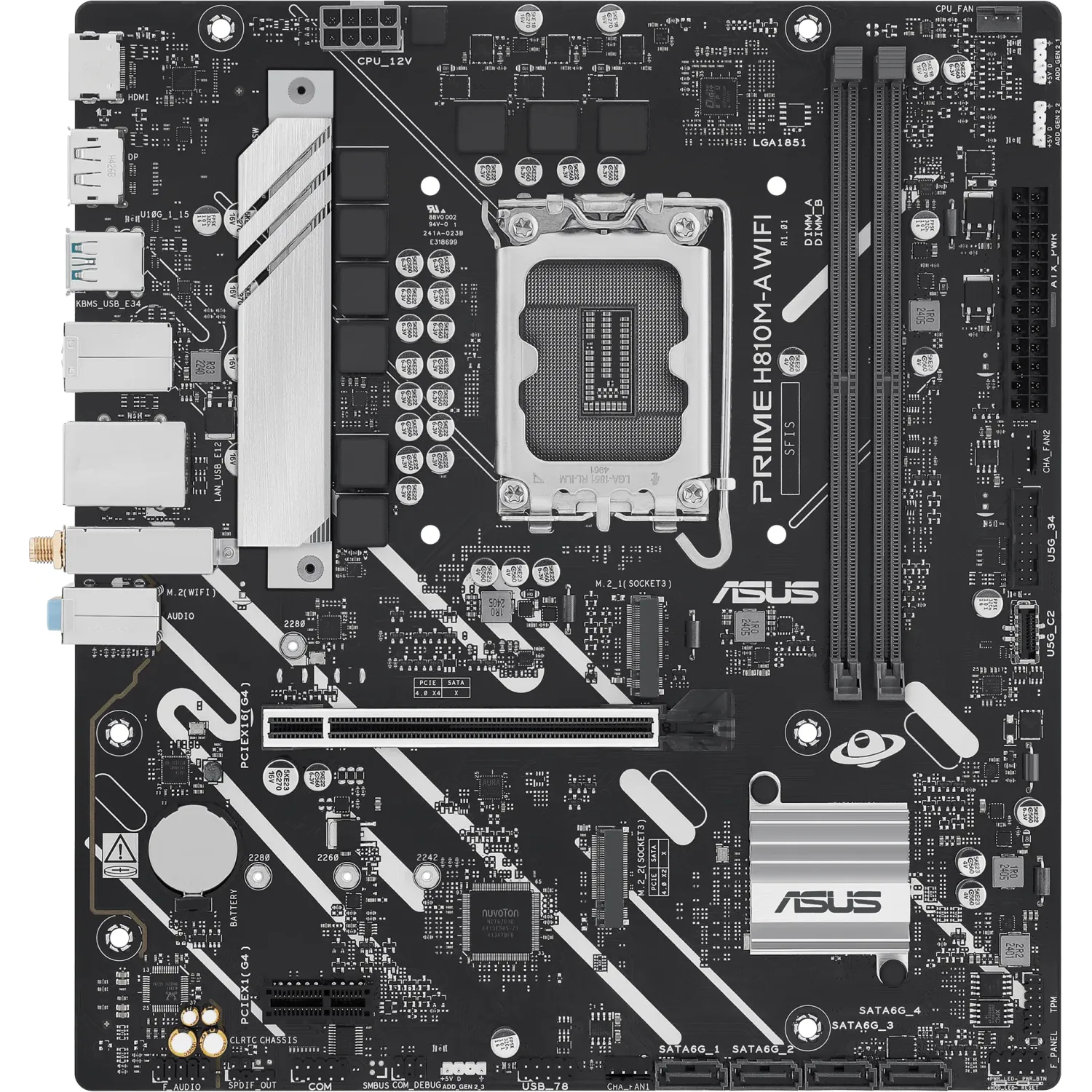 ASUS Prime H810M-A WIFI Mainboard Sockel 1851