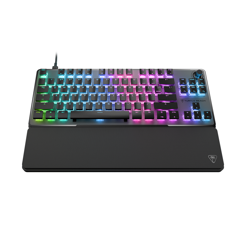 Turtlebeach Vulcan II TKL Pro Gaming Tastatur Gaming Tastatur mit linearen Switches, DE Layout, schwarz