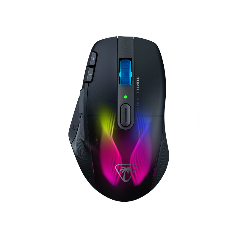 Turtlebeach Kone XP Air kabellose, anpassbare und ergonomische RGB-Gaming-Maus, schwarz