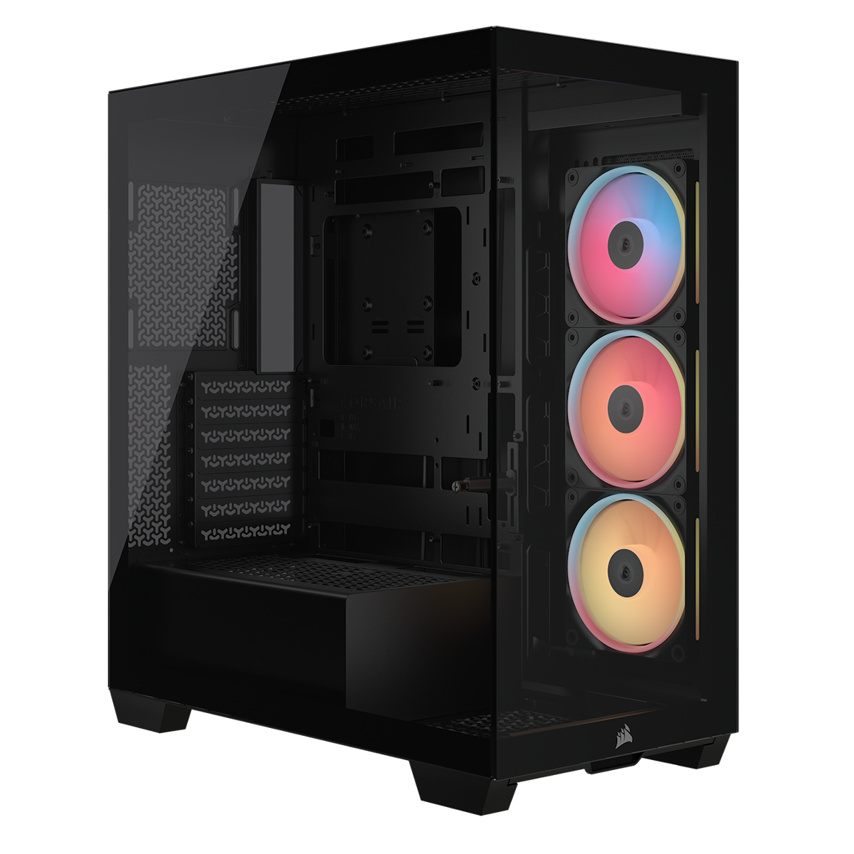 CORSAIR 3500X LX-R RGB iCUE LINK schwarz | PC-Gehäuse