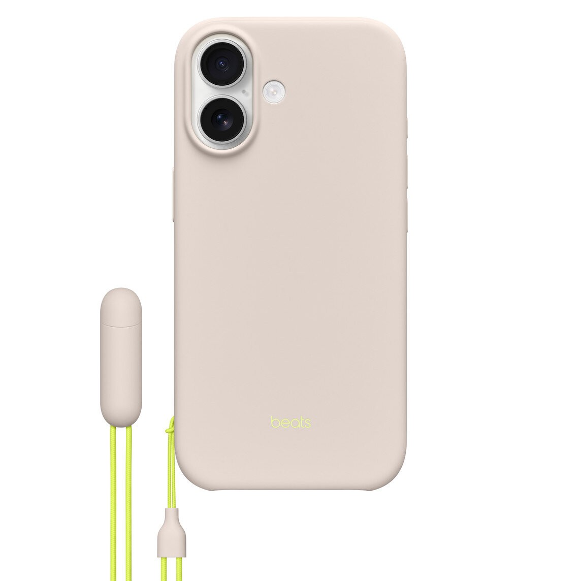 Apple Beats Kickstand Case iPhone 17 mit MagSafe und Kamerasteuerung kalkstein