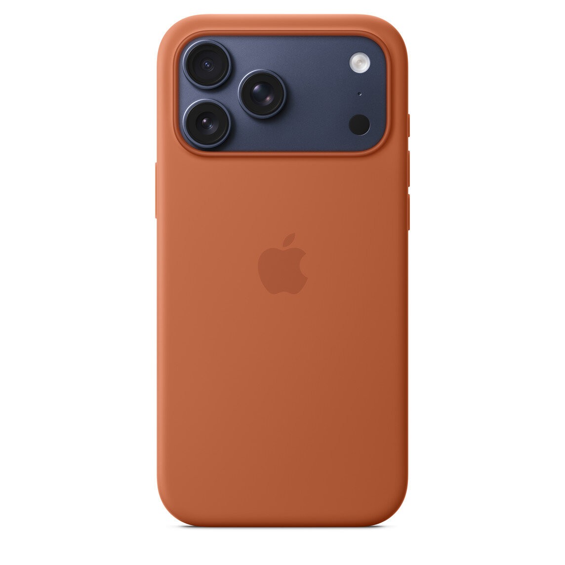 Apple Silikon Case iPhone 17 Pro Max mit MagSafe terracotta