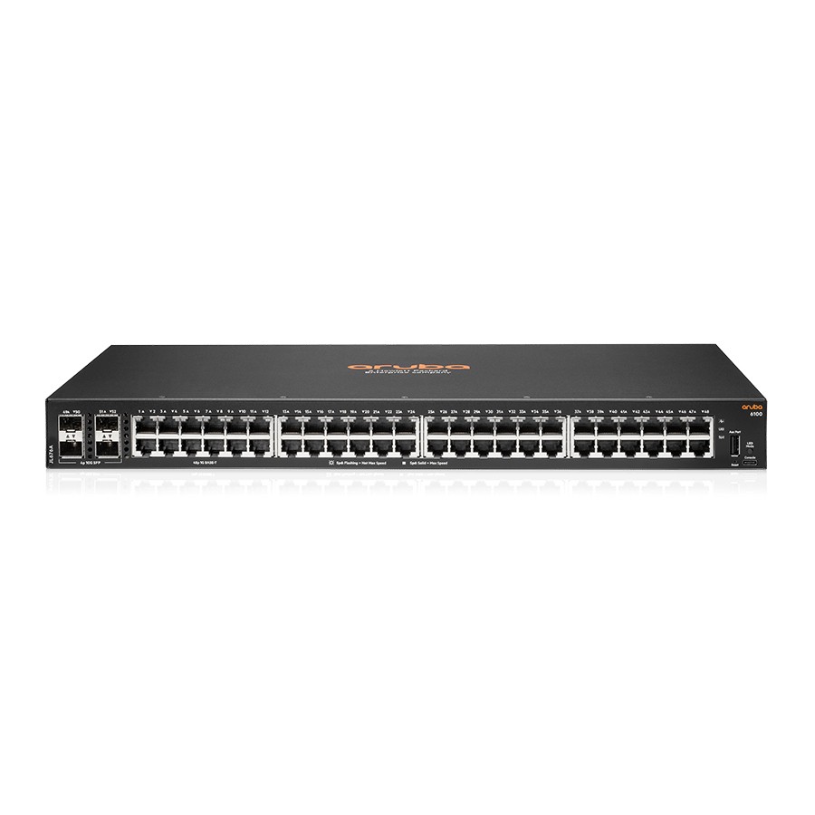 HPE Aruba Networking CX6100 52-Port Access Switch (JL676A) [48x Gigabit Ethernet, 4x 10G SFP+]