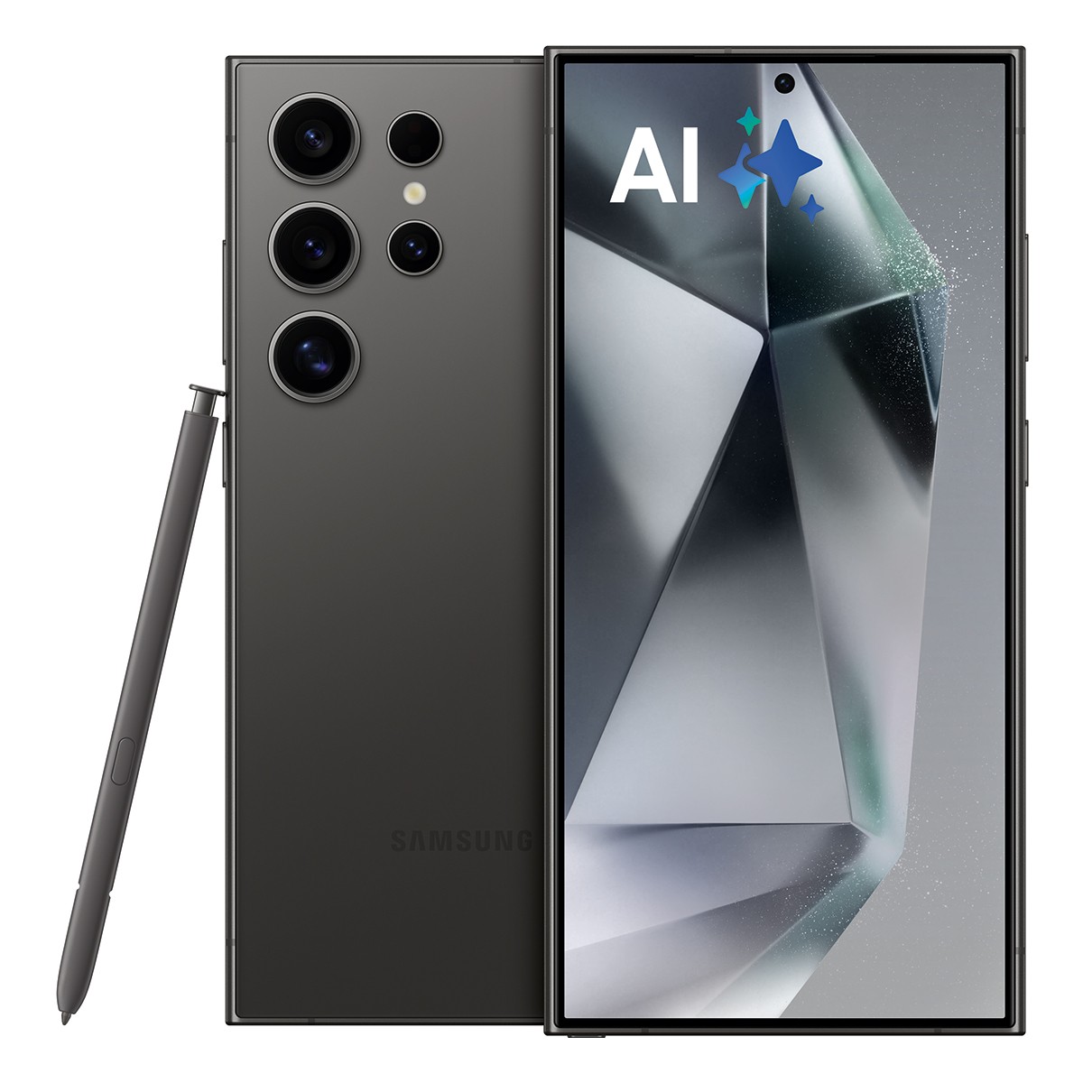 Samsung Galaxy S24 Ultra 512GB Titanium Black 17,25cm (6,8") OLED Display, Android 14, 200MP Quad-Kamera