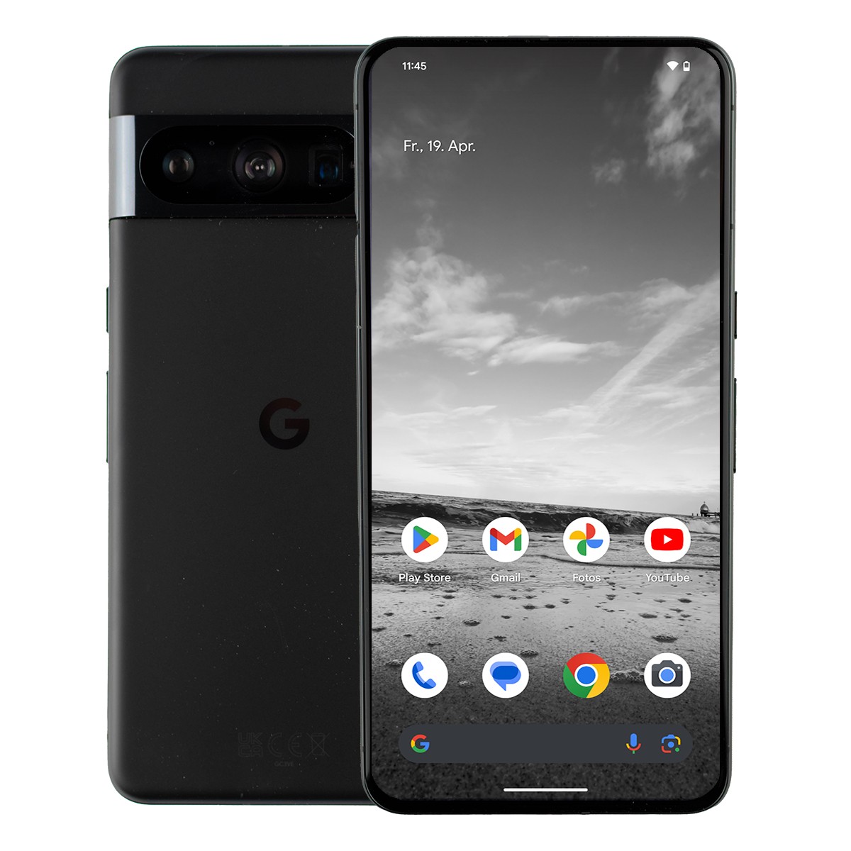 Google Pixel 8 Pro 128GB Obsidian 17cm (6,7") OLED Display, Android 14, 50MP Triple-Kamera