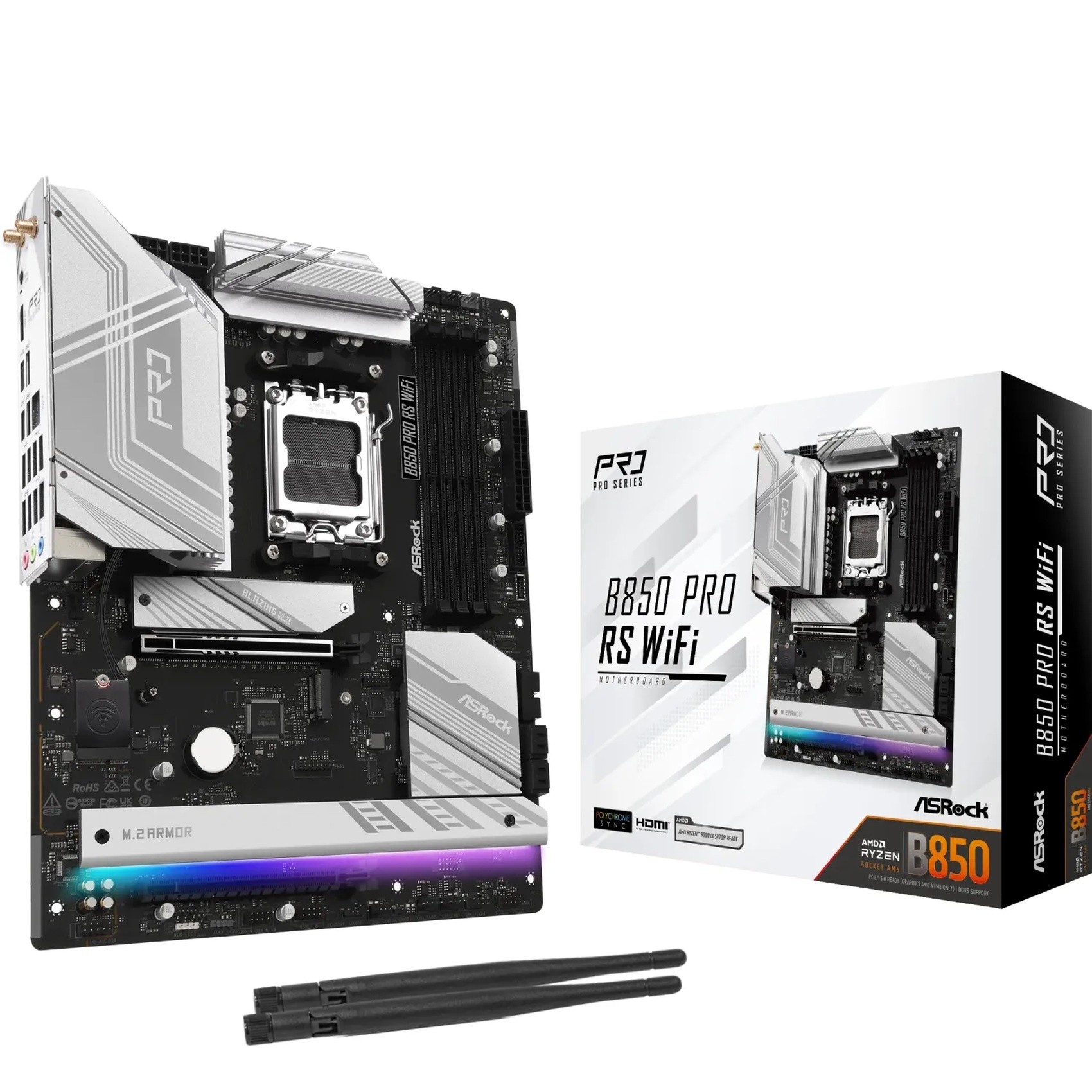 ASRock B850 Pro RS WiFi Mainboard