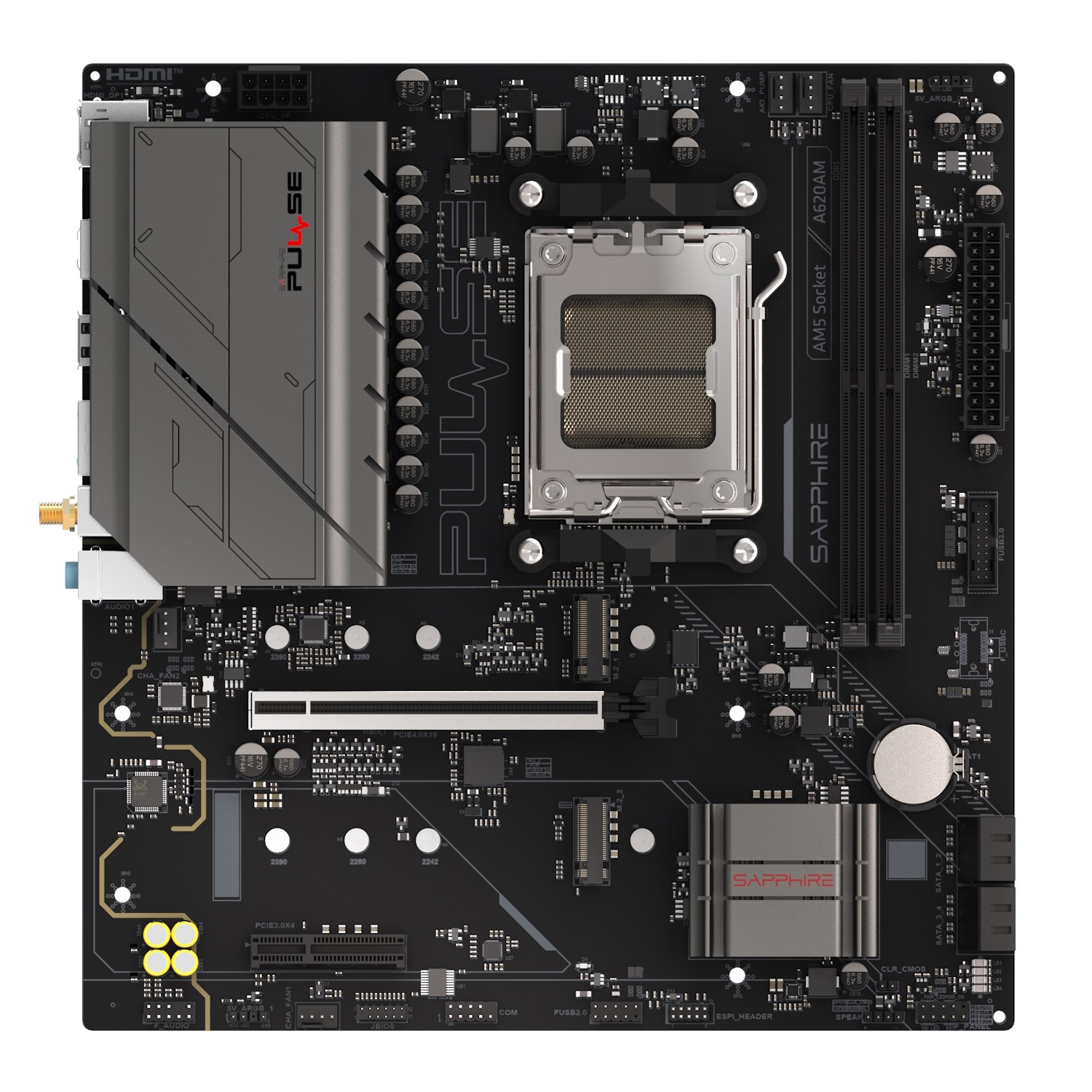 SAPPHIRE PULSE A620AM Mainboard Sockel AM5