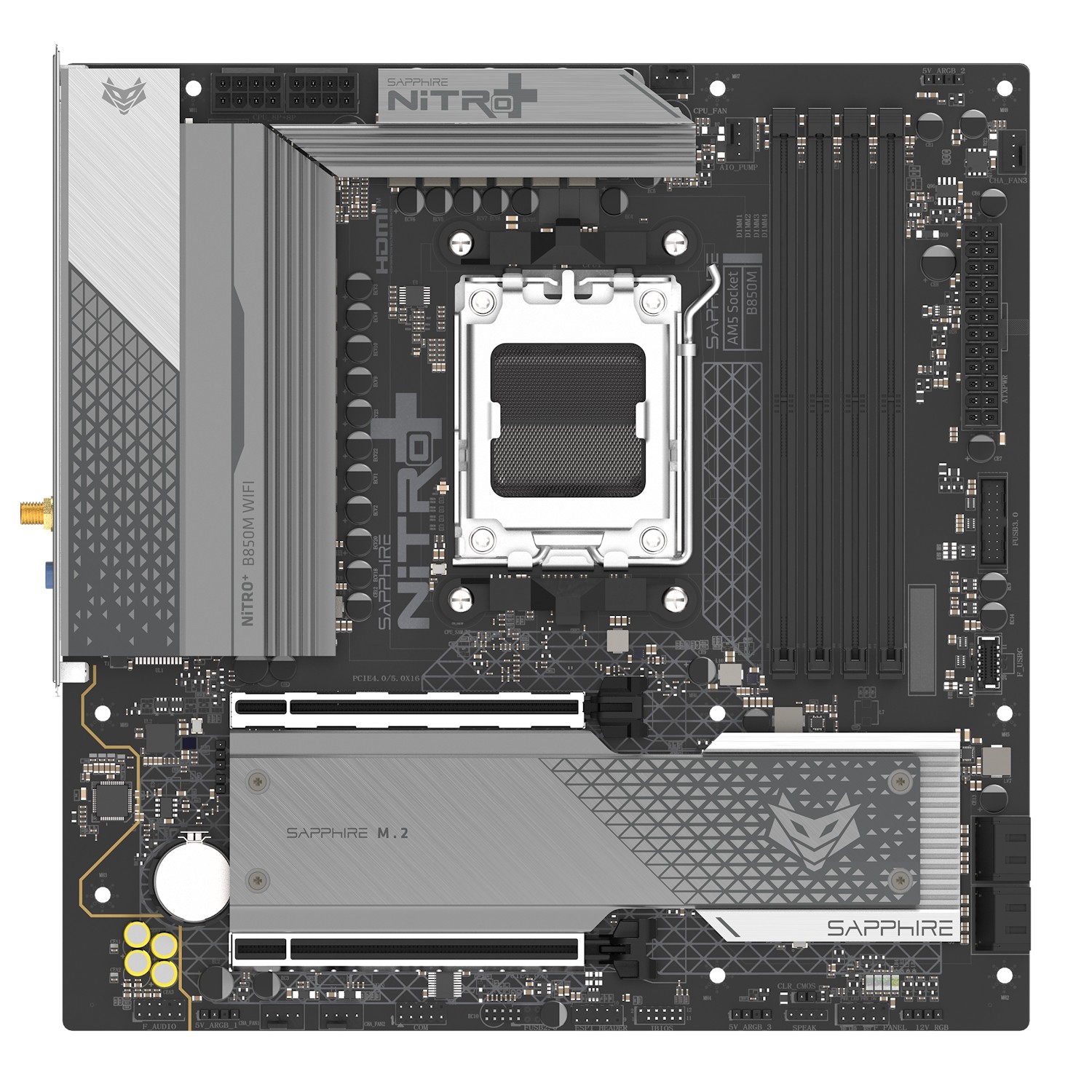 SAPPHIRE NITRO+ B850M WIFI Mainboard Sockel AM5