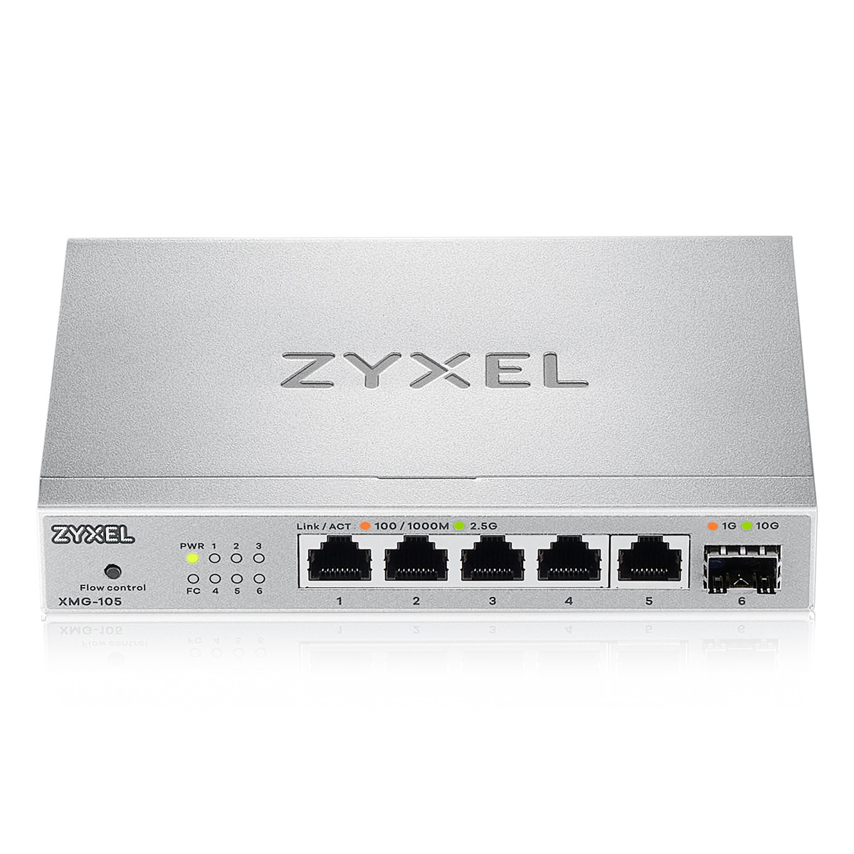 Zyxel XMG-105 Unmanaged Switch 5x 2.5G Ethernet, 1x 10G SFP+