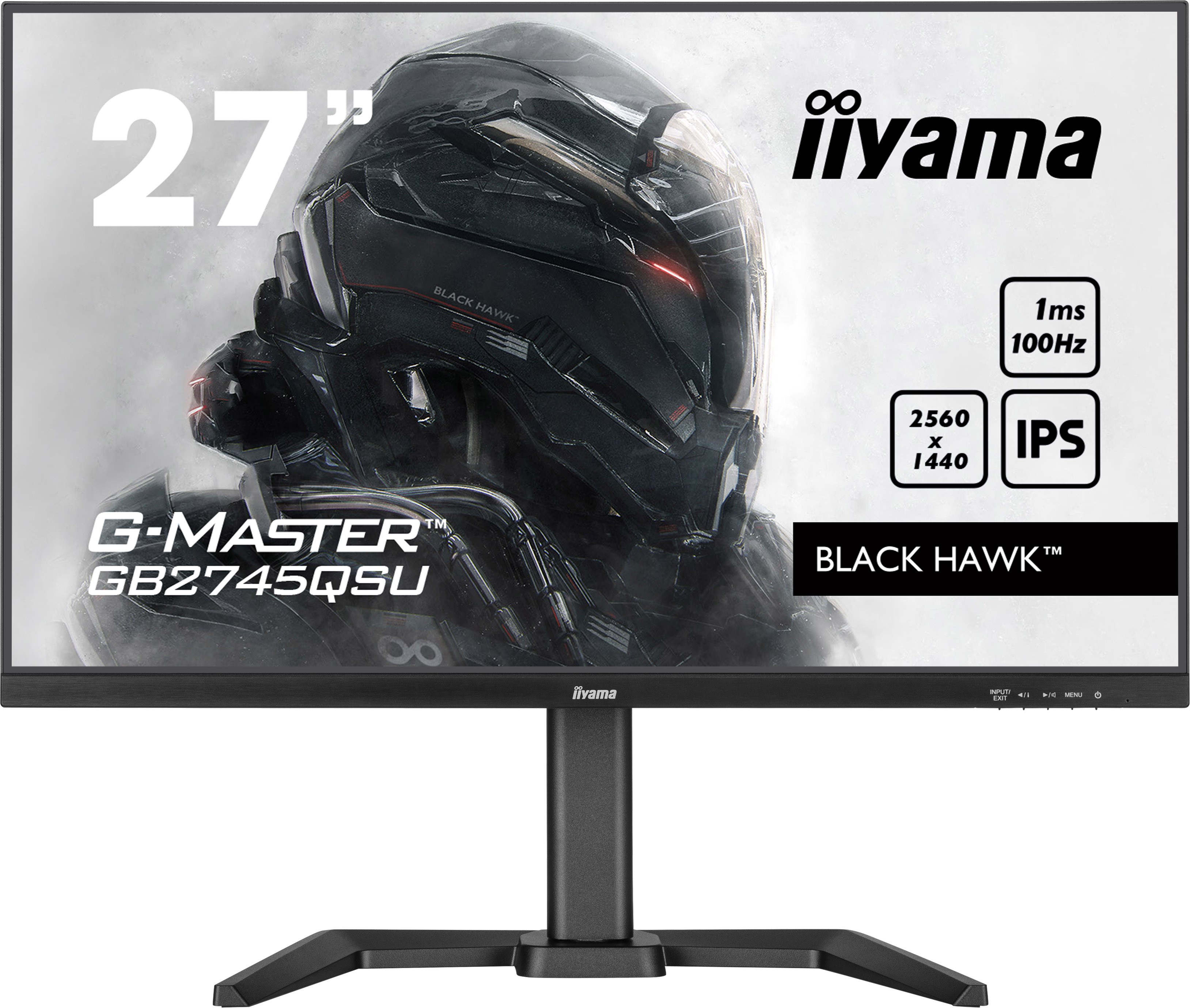 LCD Iiyama G-MASTER GB2745QSU-B2 Gaming Monitor - QHD, 100Hz