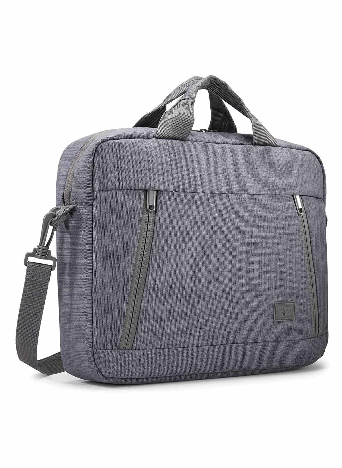 Case Logic "Huxton Attaché" Notebooktasche 15,6" ,grau Gepolsterte Tragegriffe, Schultergurt