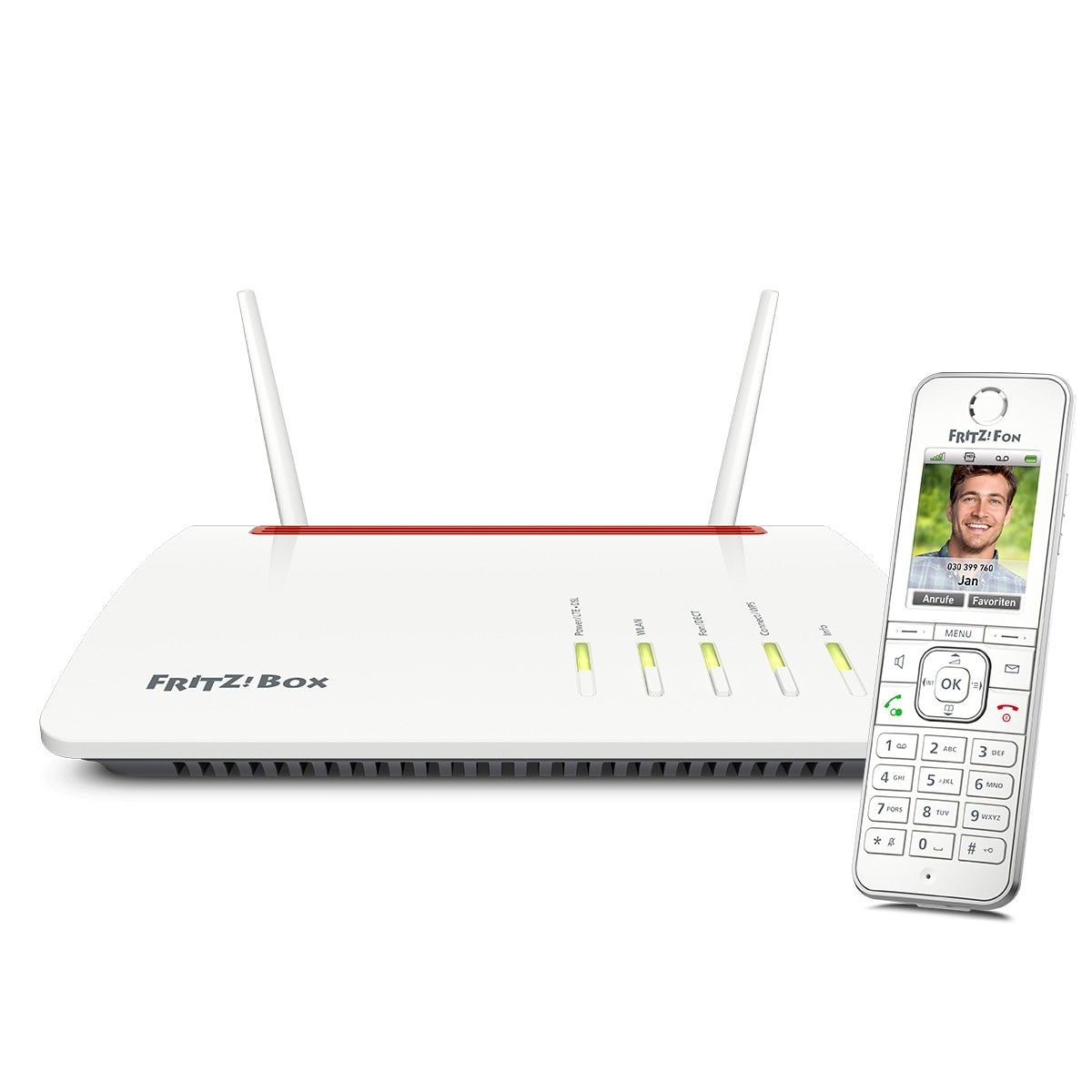 FRITZ!Box 6890 LTE + Fon C6 Weiß Bundle