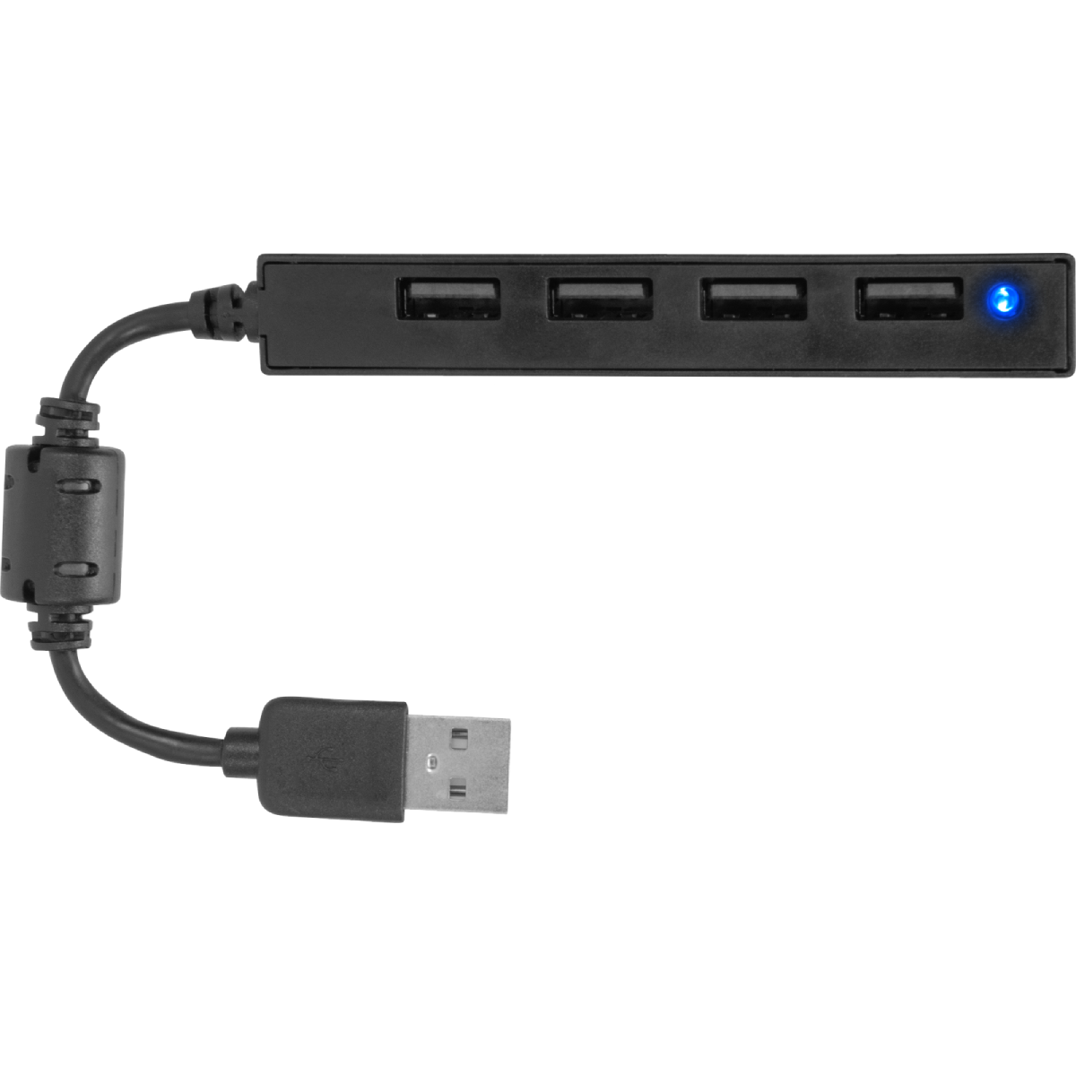 Speedlink SNAPPY SLIM USB Hub, 4-Port, USB 2.0, Passive, Black